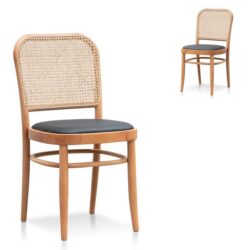 Set of 2 - Bonilla Dining Chair - Natural by Interior Secrets - AfterPay Available