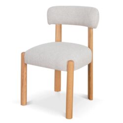 Set of 2 - Cartaya Oak Dining Chair - Coastal Beige by Interior Secrets - AfterPay Available