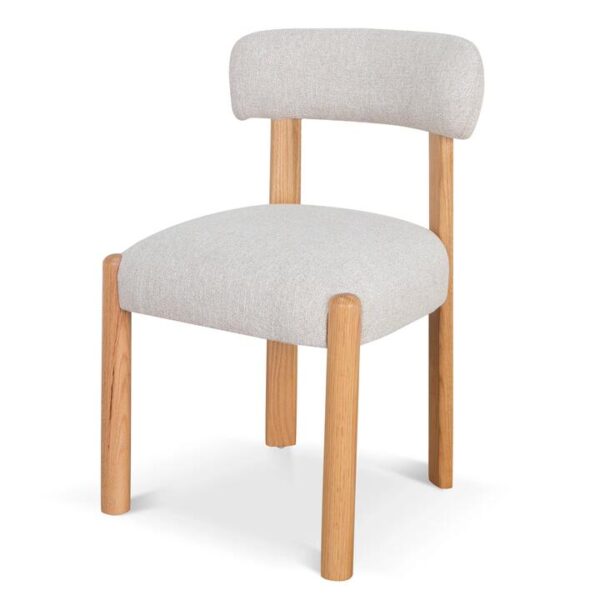 Set of 2 - Cartaya Oak Dining Chair - Coastal Beige by Interior Secrets - AfterPay Available