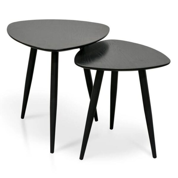 Set of 2 - Lauren Side Table - Black by Interior Secrets - AfterPay Available