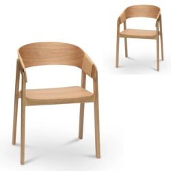 Set of 2 - Phelps Dining Chair - Natural by Interior Secrets - AfterPay Available