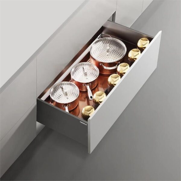 Shearer Pull Out Kitchen Drawer - Deep Basket with Drain Tray - Fits 600mm