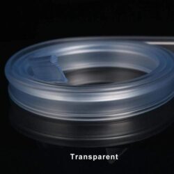 Soft Rubber Shower Seal for Folding Door bath Shower Screen Accessory, Transparent