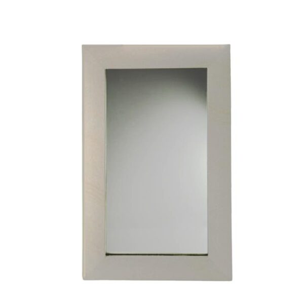 Solid Limestone Bathroom Wall Mirror - Matte Stone Finish