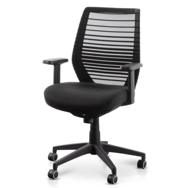 Sondra Office Chair - Full Black by Interior Secrets - AfterPay Available