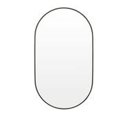 Spylaw Oval Mirror Black Medium