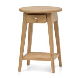 Staci Round Side Table - Natural by Interior Secrets - AfterPay Available
