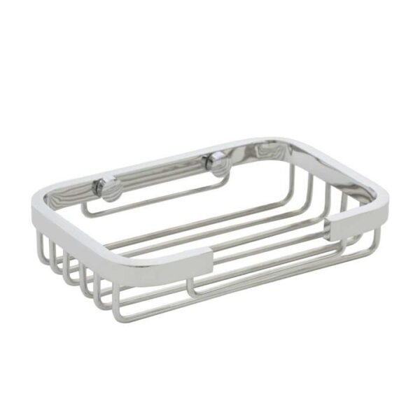 Stainless Steel Soap Basket Dish - Polished Finish
