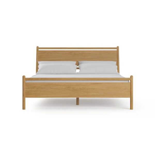 Suki Wooden Bed Frame Natural Oak King - King