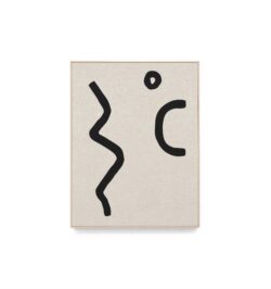 Sunday Black 2 Framed Canvas Wall Art Print by Interior Secrets - AfterPay Available