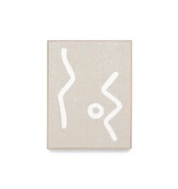 Sunday White 1 Framed Canvas Wall Art Print by Interior Secrets - AfterPay Available