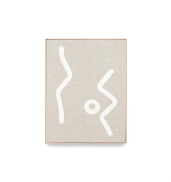 Sunday White 1 Framed Canvas Wall Art Print by Interior Secrets - AfterPay Available