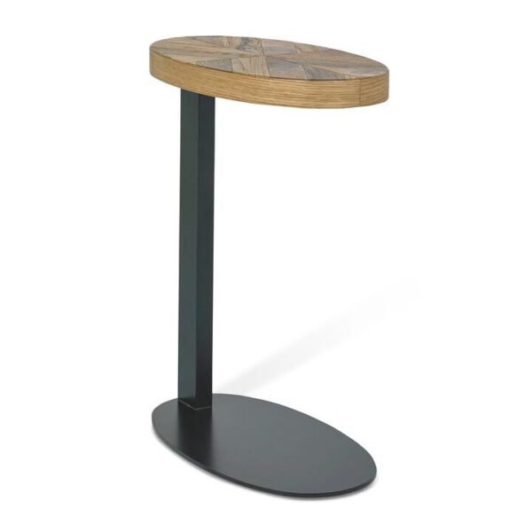 Tammi Oval Side Table - European Knotty Oak by Interior Secrets - AfterPay Available