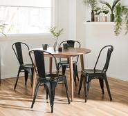 Tara 4 Seater Dining Table Brown