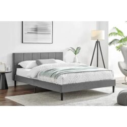 Theodore Bed Frame - Charcoal, Double - Double