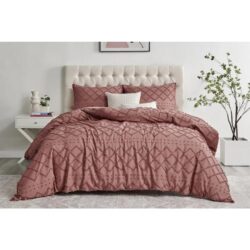 Tilly Tufted Quilt Cover Set Desert Sand - King