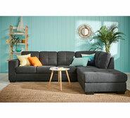 Tivoli 5 Seater Modular Chaise Grey