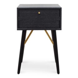 Trent Wooden Bed Side Table - Black by Interior Secrets - AfterPay Available