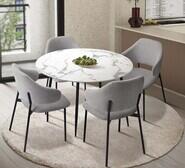 Tyler Dining Table & Chair Set Black