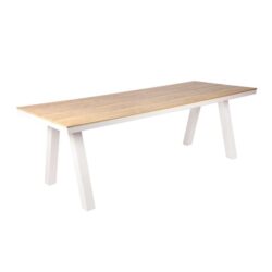 Vanesa 2.3m Sand White Outdoor Dining Table - Natural by Interior Secrets - AfterPay Available