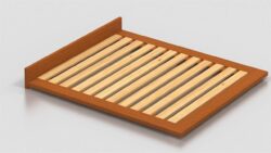 Vanessa custom timber low bed frame