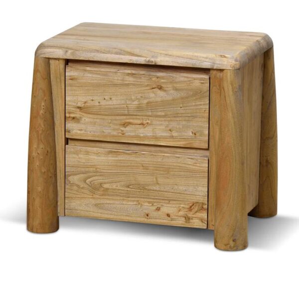 Varika 55cm Bedside Table - Natural by Interior Secrets - AfterPay Available