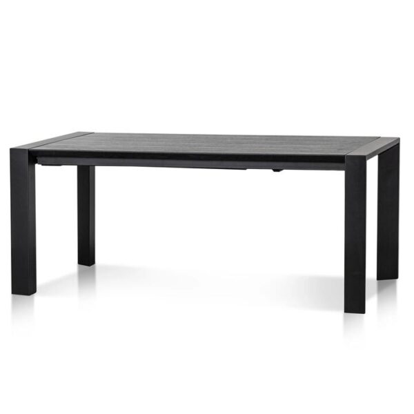Viola Extendable (1.8m - 2.8m) Wooden Dining Table - Black by Interior Secrets - AfterPay Available