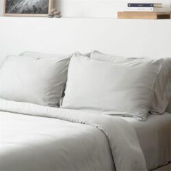 Weighted Blanket Set with TENCEL Lyocell Duvet Cover Queen / 9kg / Mist Grey