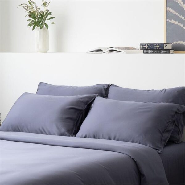 Weighted Blanket Set with TENCEL Lyocell Duvet Cover Super Single / 7kg / Midnight Blue