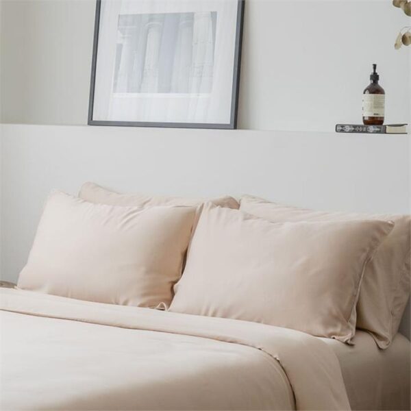 Weighted Blanket Set with TENCEL Lyocell Duvet Cover & 2 Pillowcases King / 9kg / Sand Taupe