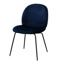 Willis Dining Chair - Navy Velvet by Interior Secrets - AfterPay Available