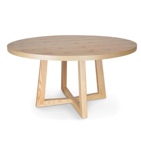 Zodiac 1.5m Round Wooden Dining Table - Natural by Interior Secrets - AfterPay Available