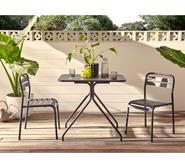 Aruba Outdoor Bistro Chair Black 1 Seater