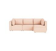 Belmore 3 Seater Modular Sofa With Ottoman Pink