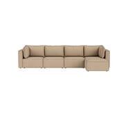 Belmore 4 Seater Modular Corner Sofa With Ottoman Coney Teddy