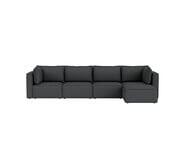 Belmore 4 Seater Modular Corner Sofa With Ottoman Norfolk Airforce