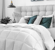 Casa Decor Silk Touch 360Gsm Double Quilt White