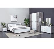 Cypress Queen Bed White