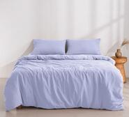 Dreamaker Double Quilt Cover Set Lilac