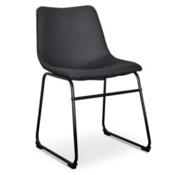 Ex Display - Darcy Plywood Industrial Bucket Dining Chair - Black by Interior Secrets - AfterPay Available