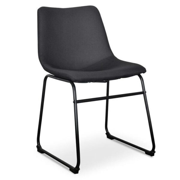 Ex Display - Darcy Plywood Industrial Bucket Dining Chair - Black by Interior Secrets - AfterPay Available