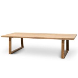 Ex Display - Naples Reclaimed 3m Wooden Dining Table - Natural by Interior Secrets - AfterPay Available