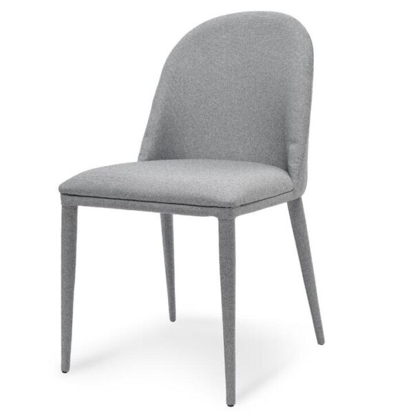 Ex dispaly - Carter Fabric Dining Chair - Coin Grey by Interior Secrets - AfterPay Available