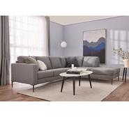 Finlay 5 Seater Modular Chaise Grey
