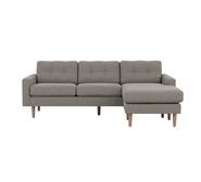 Jazz 3 Seater Chaise Grey