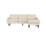 Jazz 3 Seater Chaise White