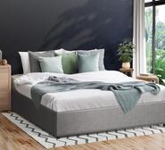 Larkham Gas Lift Double Bed Base Grey
