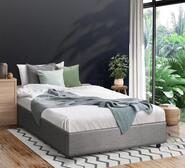 Larkham Gas Lift King Single Bed Base Grey