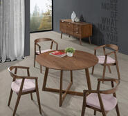 Meryl 4 Seater Dining Table Brown 6 Seater