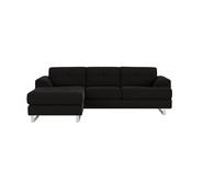 Miami 3 Seater Chaise Black
